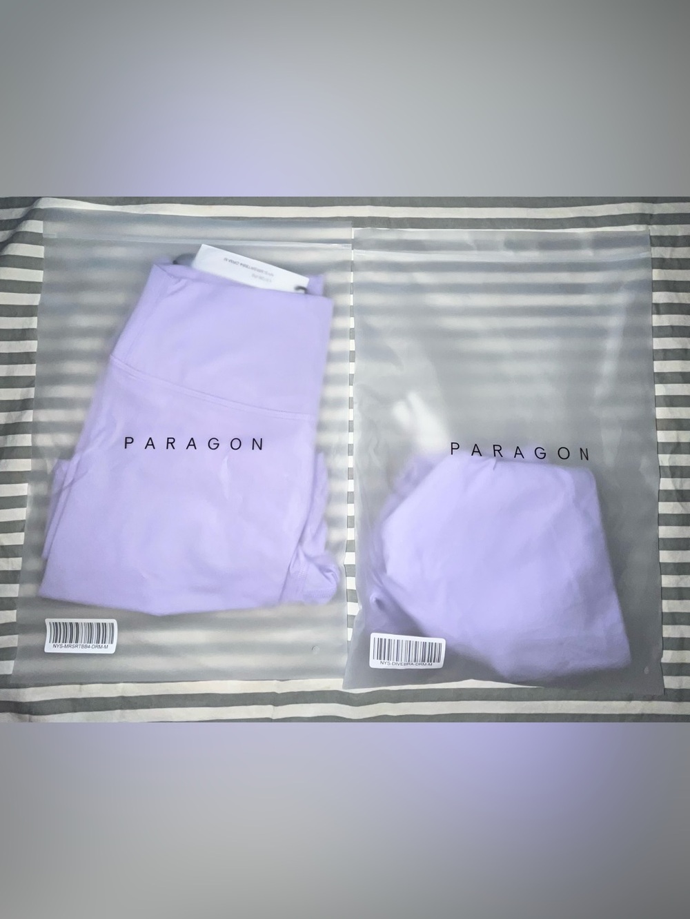 Paragon RecStretch Apex Sports Bra & MidRise SculptSeam 4” Shorts Dreamscape M - Picture 8 of 8